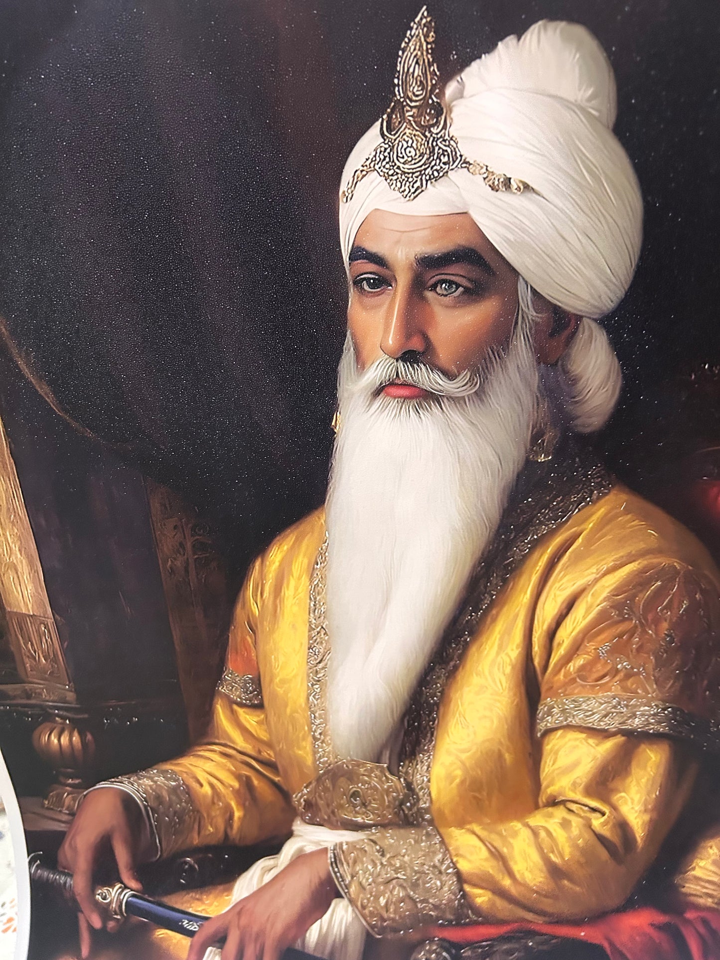 Maharaja ranjit Singh ji poster heavy paper matt finish 24*36