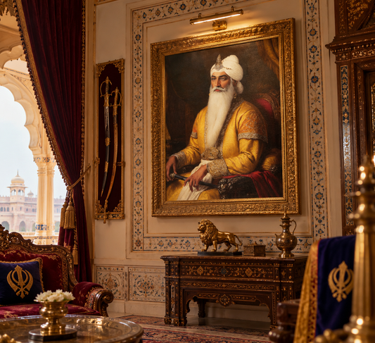 Maharaja ranjit Singh ji poster heavy paper matt finish 24*36